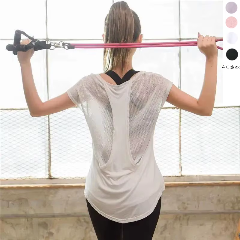 T-shirt de sport à manches courtes pour femme