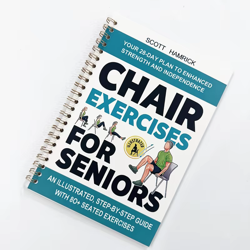Exercices de chaise pour personnes âgées – Livre de force de 28 jours