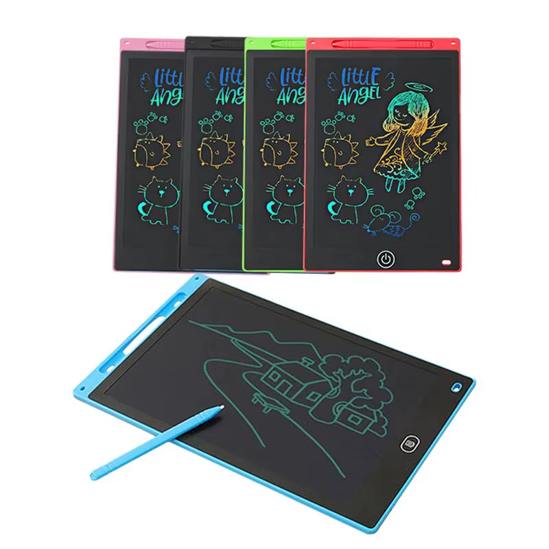 Tablette de dessin LCD 6.5/8.5/10/12 pouces pour enfants, planche effaçable Rechargeable avec stylo, jouet éducatif de voyage, cadeau pour garçons et filles