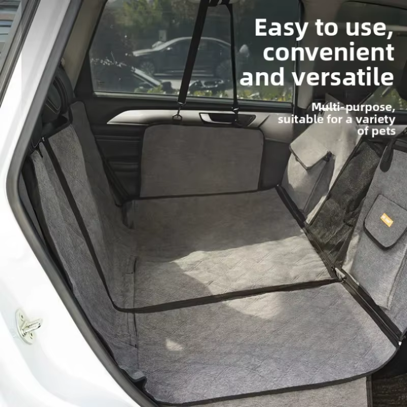 Tapis pour animaux de compagnie amovible et imperméable pour la banquette arrière de la voiture