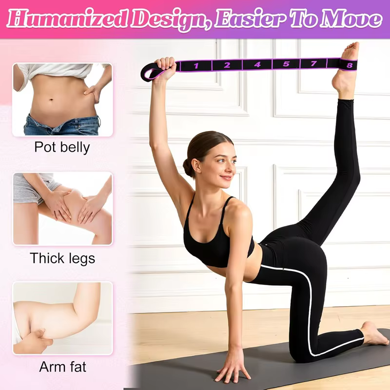 Sangle élastique de yoga pour étirements