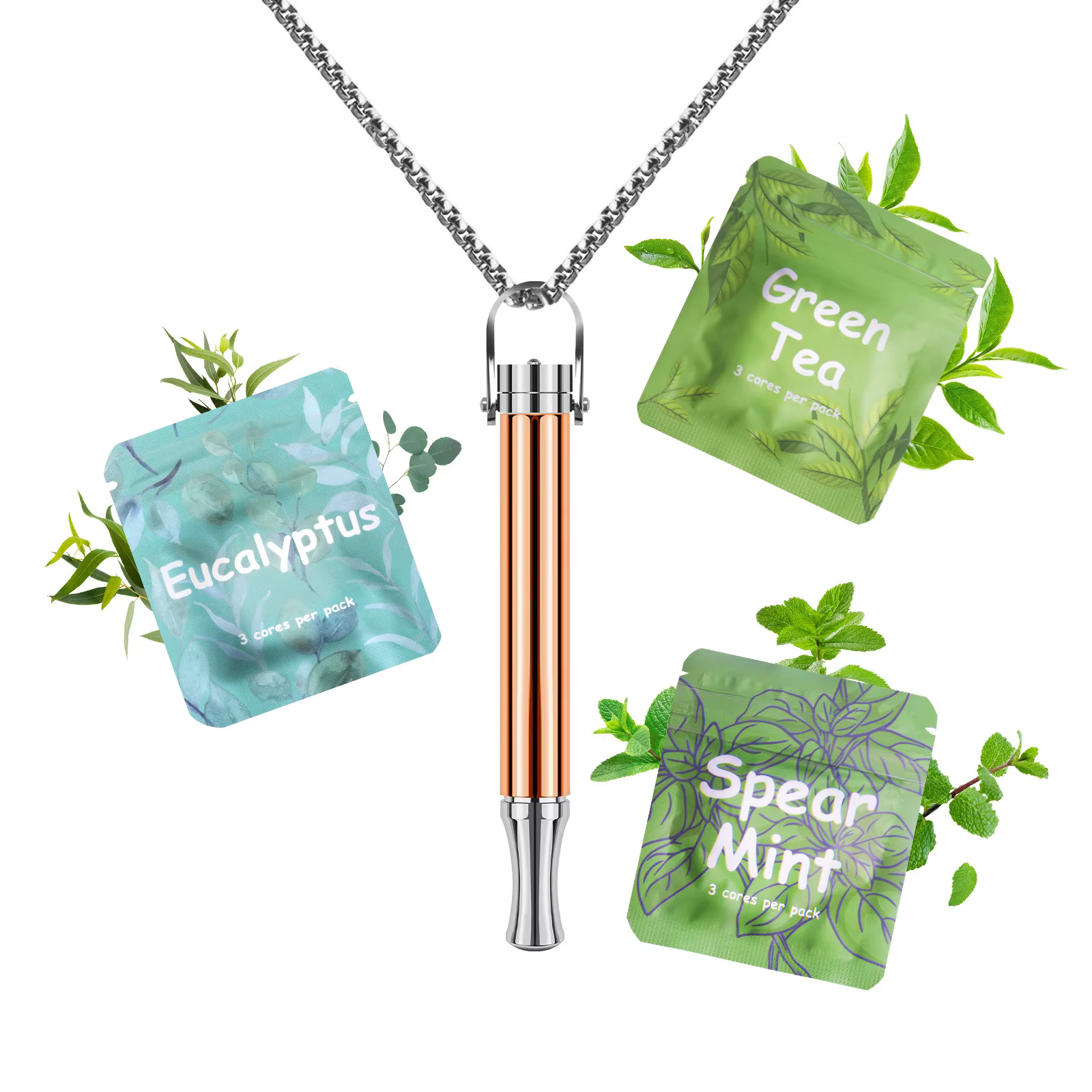 Collier de méditation en acier inoxydable