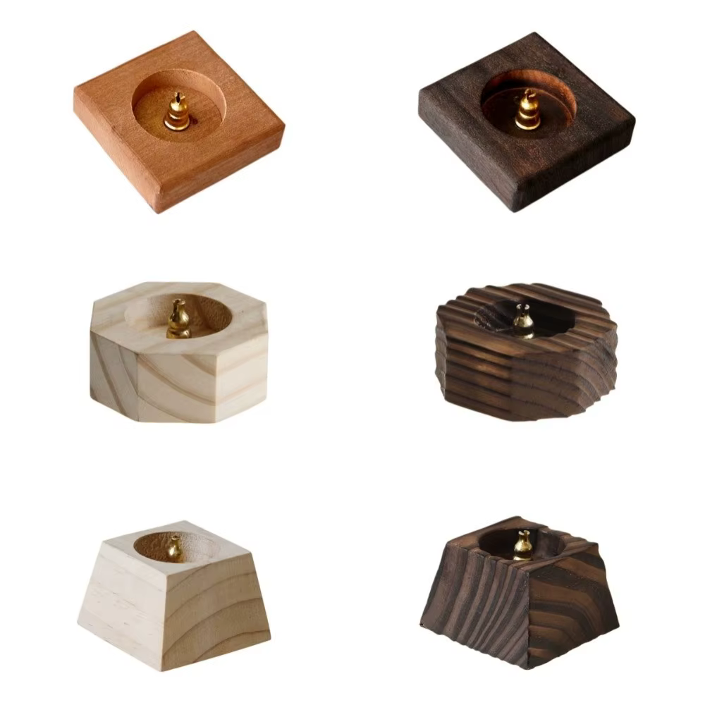 Porte-encens en bois pour la pratique spirituelle