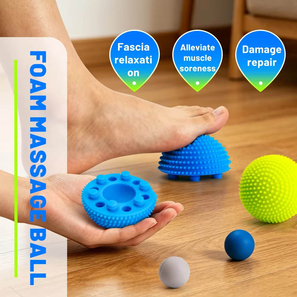 Balle de massage texturée Neuro Ball pour les pieds – Outil de libération myofasciale