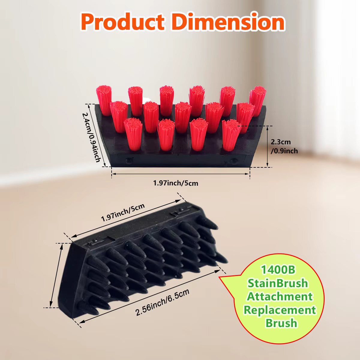 3 pièces de rechange adaptées aux modèles de nettoyeur de tapis Bissell Little Green 1400B, 4075, 1425, 3860, 1844 et 2290A.