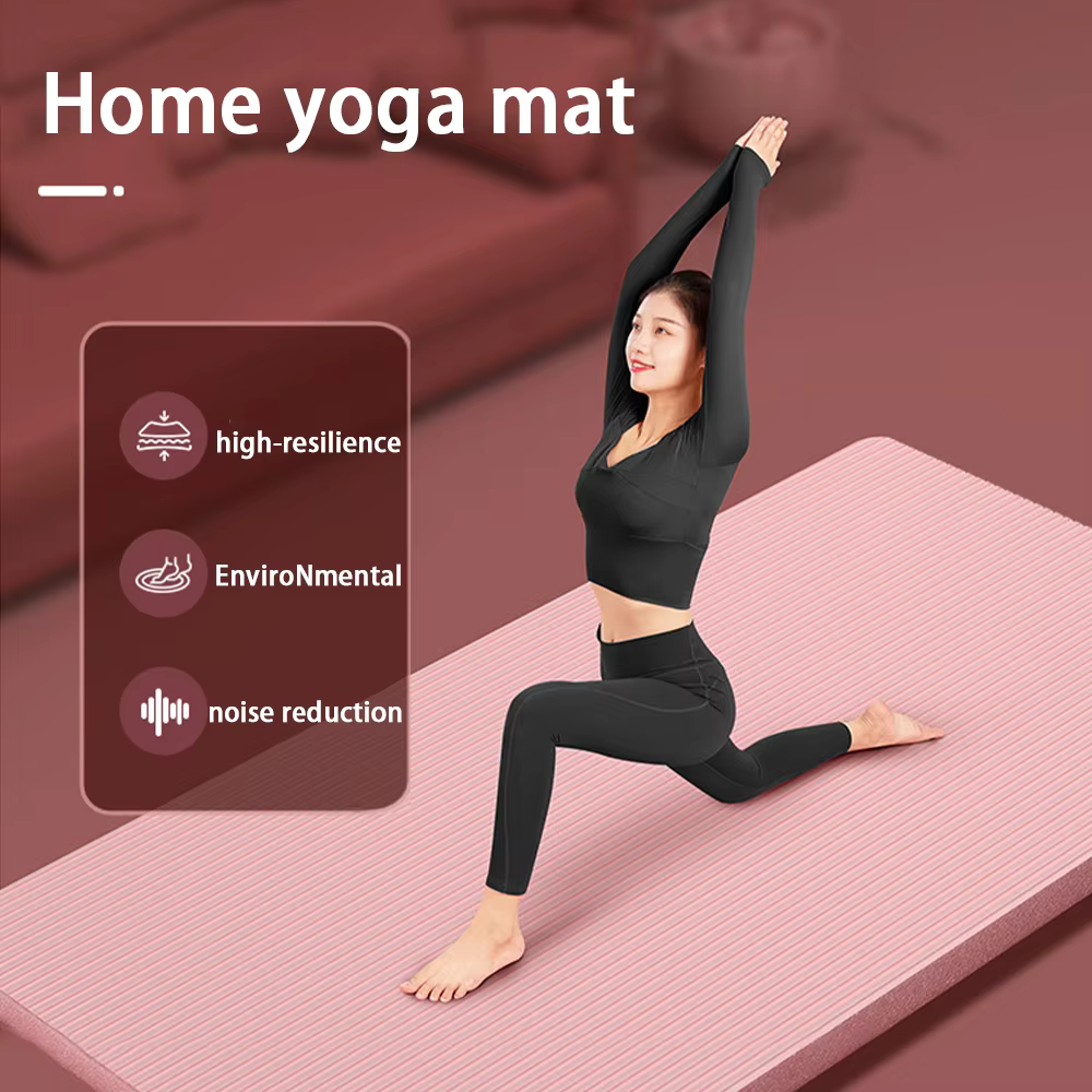 Tapis de yoga NBR antidérapant de 8 mm