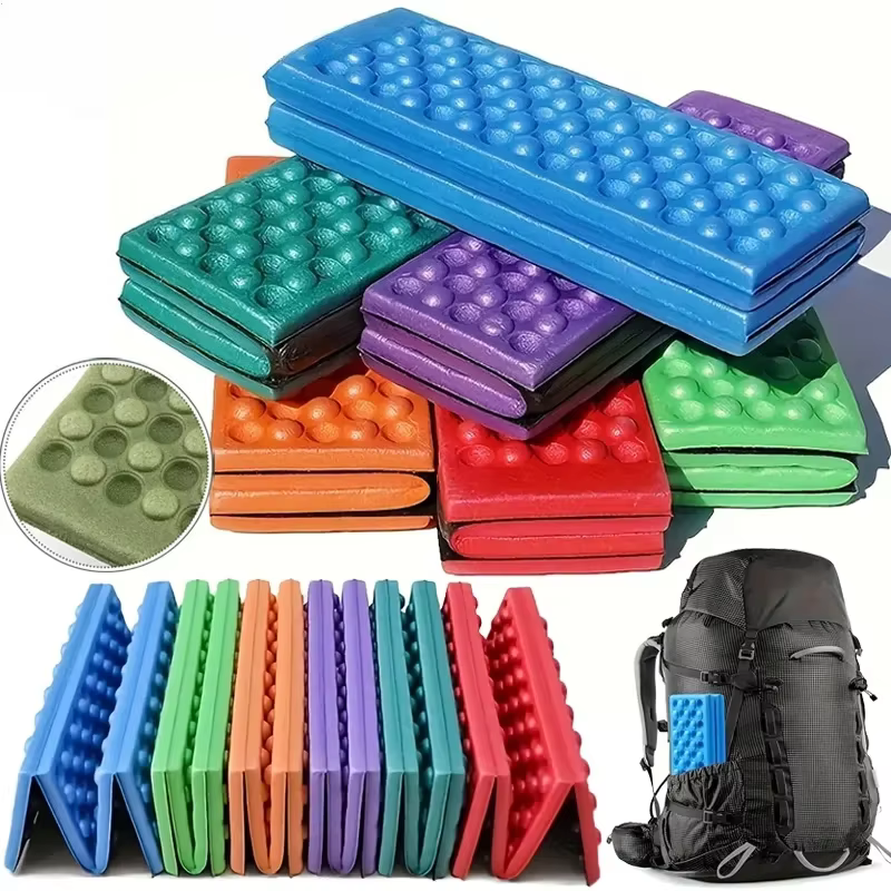 Tapis de massage nid d'abeille pliable en 4 parties en XPE