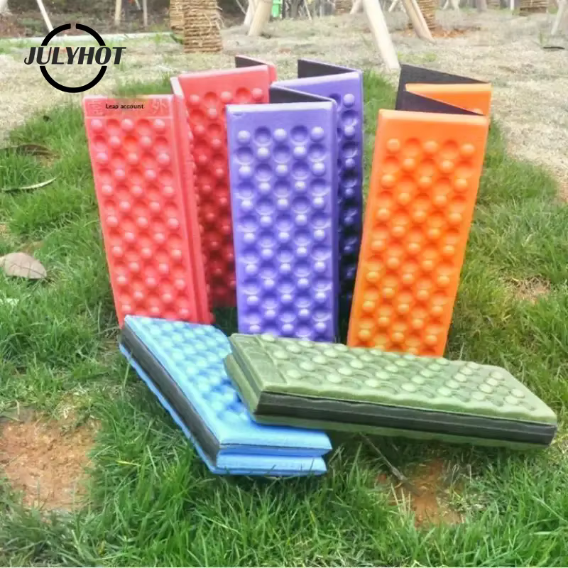 Tapis de massage nid d'abeille pliable en 4 parties en XPE