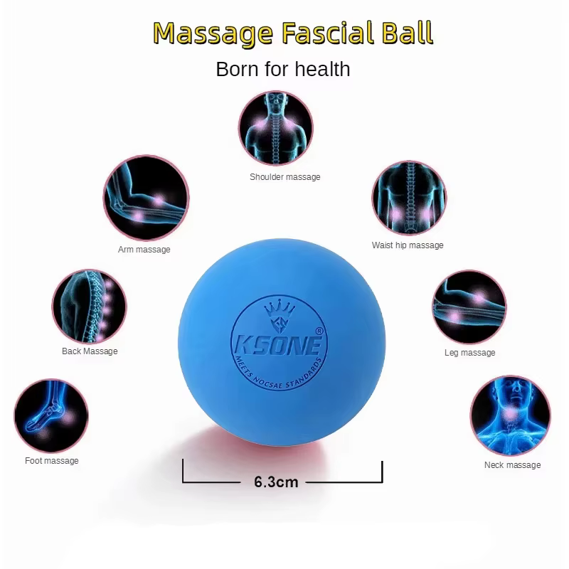 Boule de Massage Fascia en caoutchouc