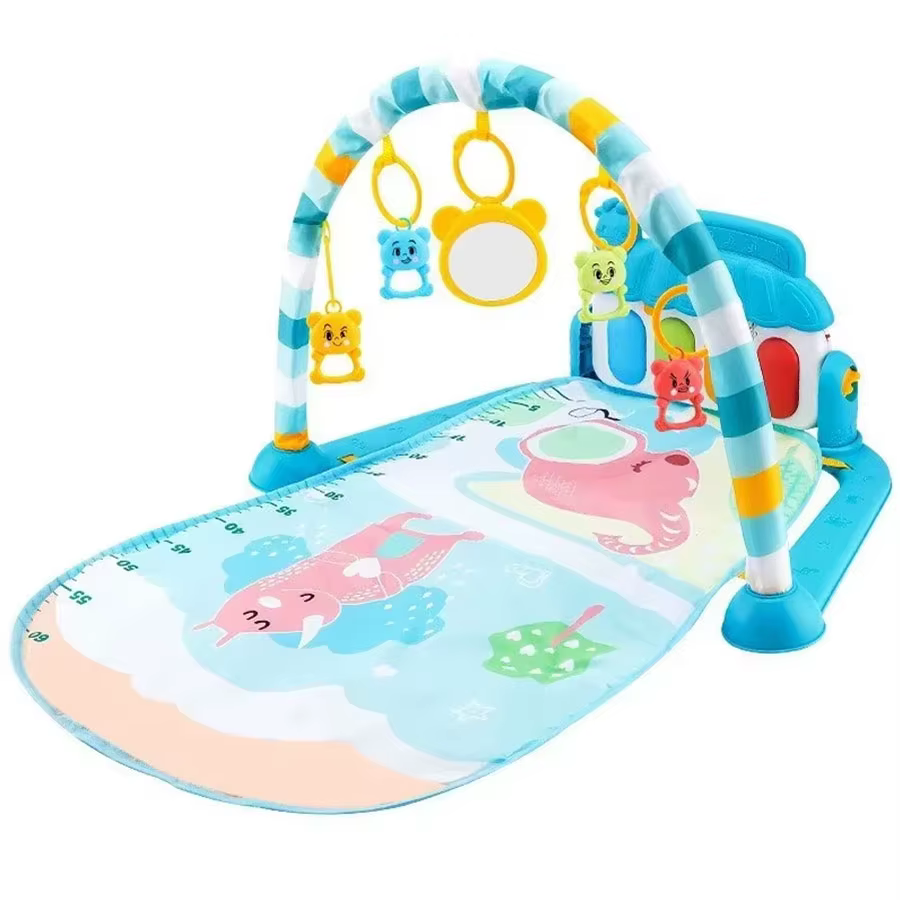 Tapis de clavier de piano pour bébé, activité de gymnastique pour bébé, jouets pour enfants précoces, cadeau pour bébé, polymère de jeu T1