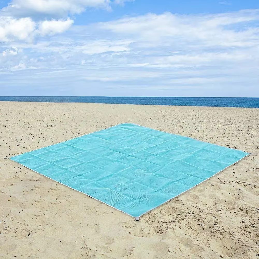 Tapis de plage anti-sable magique 1,5M/2,0M, serviette de plage portable, grande serviette de voyage d'été