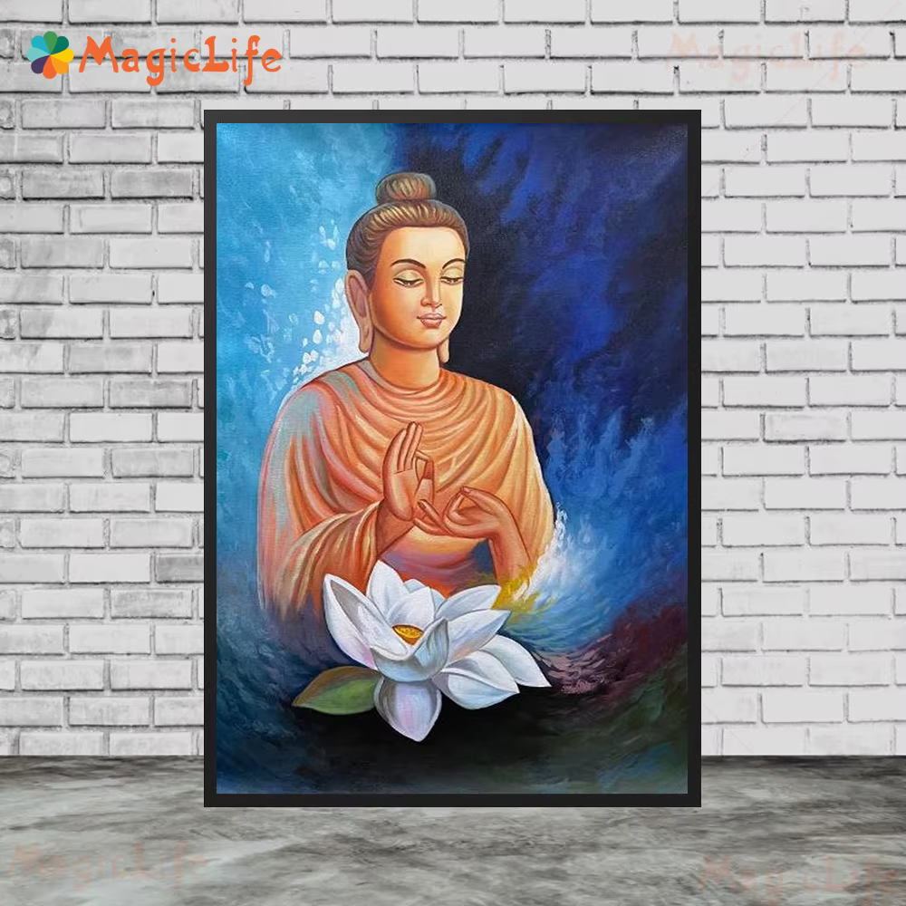 Affiches murales de bouddha en méditation