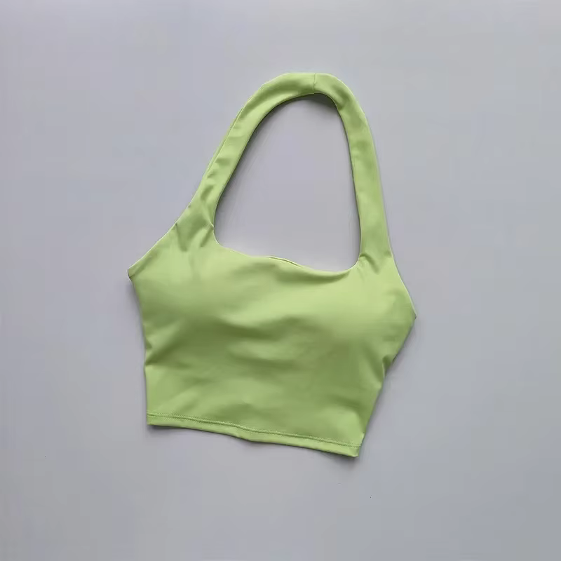 Camisole de yoga rembourrée dos nu sexy pour femmes
