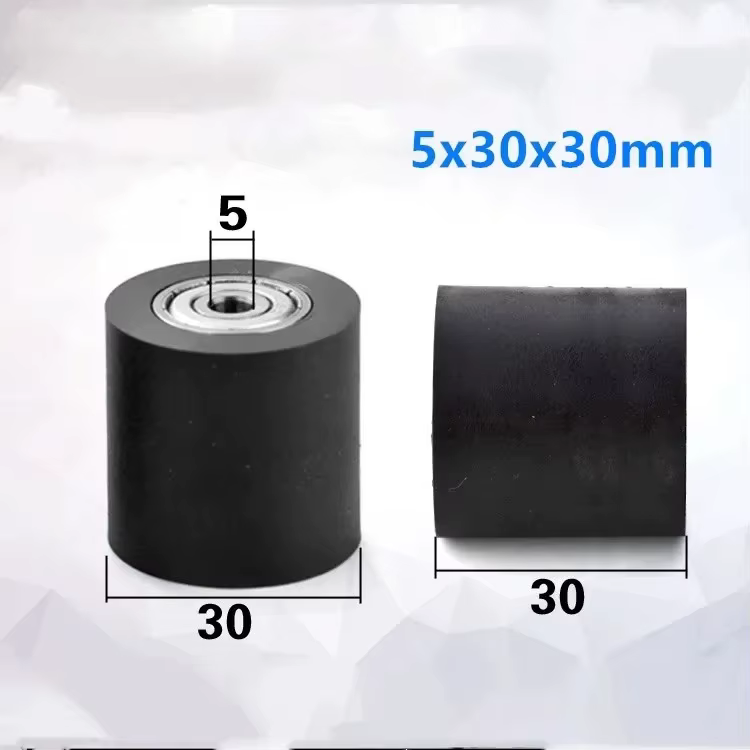 Rouleau en polyuréthane PU noir
