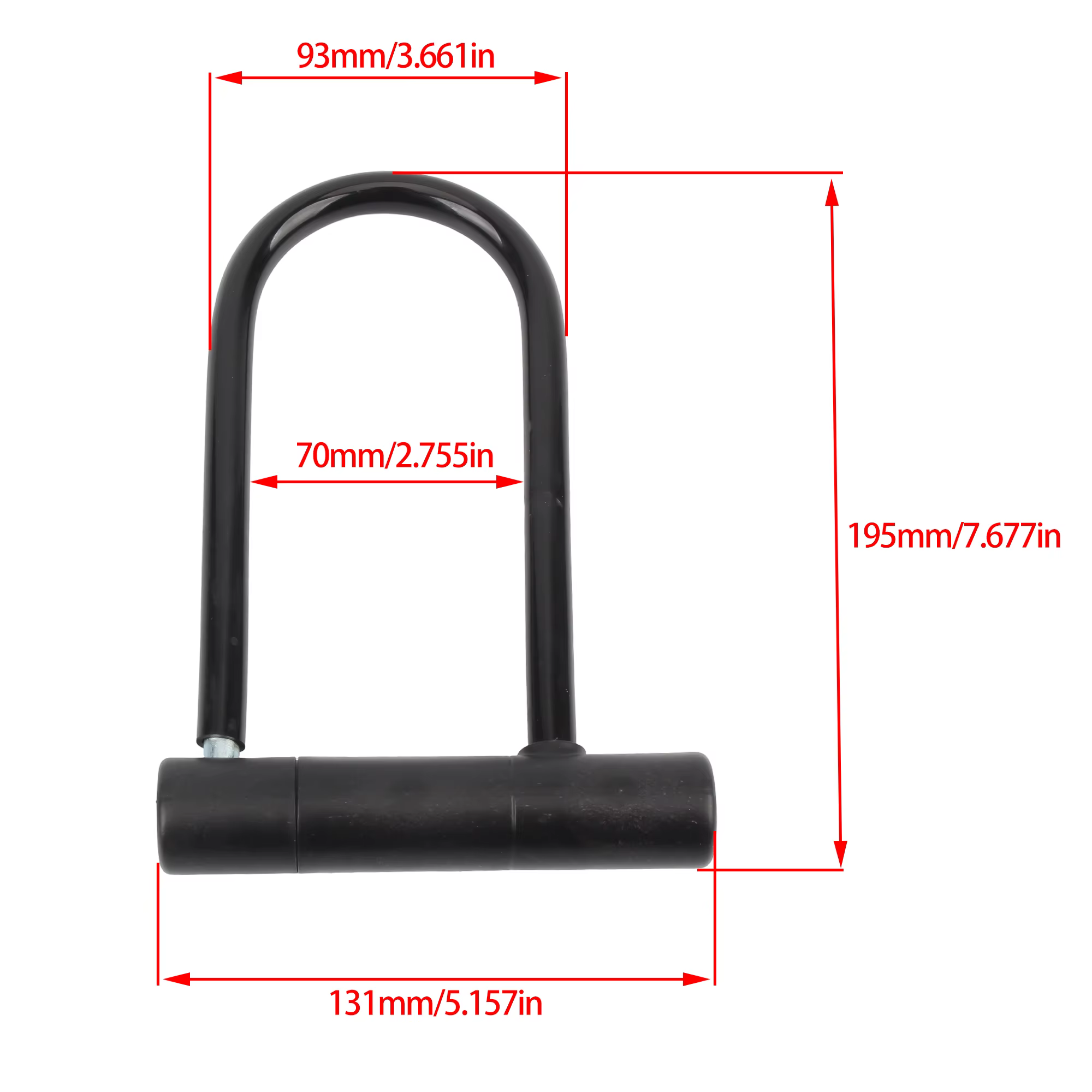 Serrure en U pour moto et vélo, Mini serrure de roue de vélo portable avec clé antivol, sécurité pour Scooter, accessoires de vélo