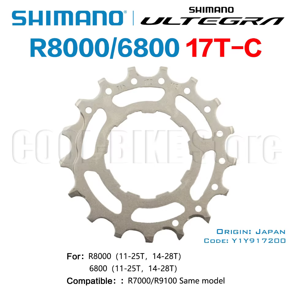 Shimano Road 6800 R8000 Pièces de réparation de pignon, 11 vitesses, 11V, 11T, 12T, 13T, 14T, 15T, 16T, 17T, 18T