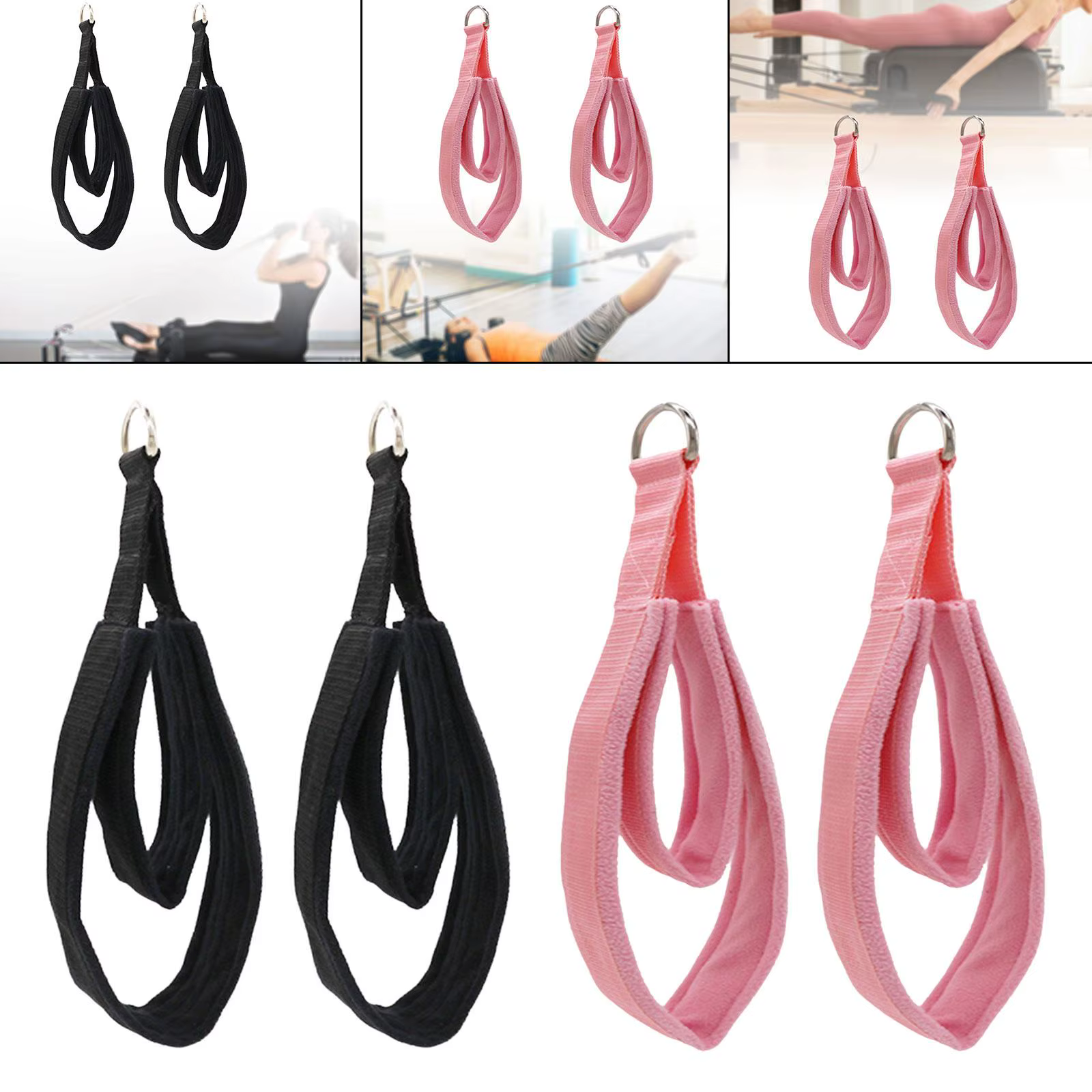 2 sangles Pilates, anneaux