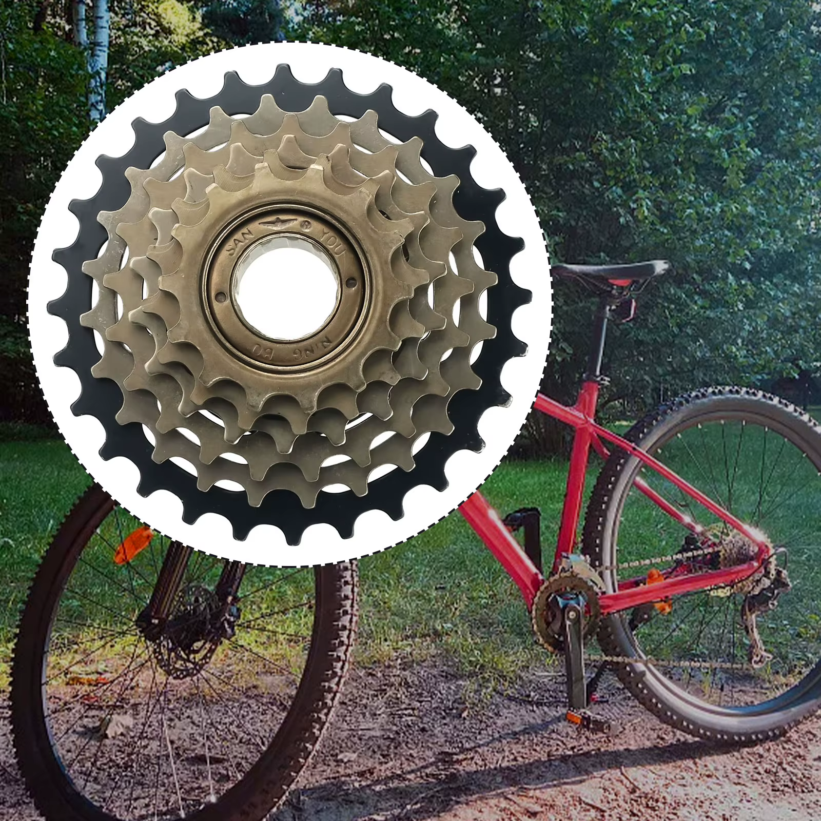 Roue libre à vis pour vélos Shimanokes, acier à haute teneur en carbone, changement lisse, engrenage 7/8-28T, pièce de vélo de route BLORoad, 6 vitesses, 13/14 vitesses, 1PC