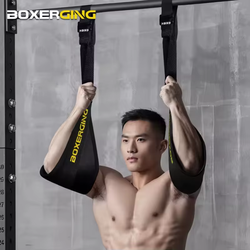 1 paire Fitness ceinture musculaire abdominale suspendus AB sangles de fronde