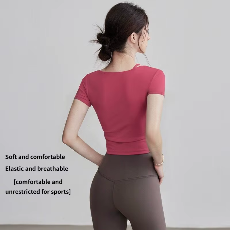 Vêtements de yoga à manches longues pour l'été