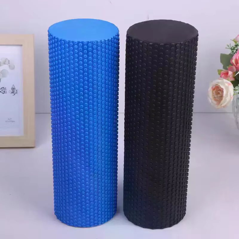 Rouleau de yoga rond en mousse EVA pour exercices de Pilates
