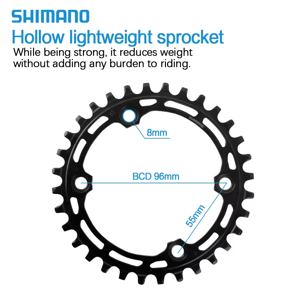 Shimano 96BCD 32T plateau 96BCD 10S 11S pignon vtt pour MT510 M5100 M8000 M9000 pédalier vélo couronne vélo roue à chaîne