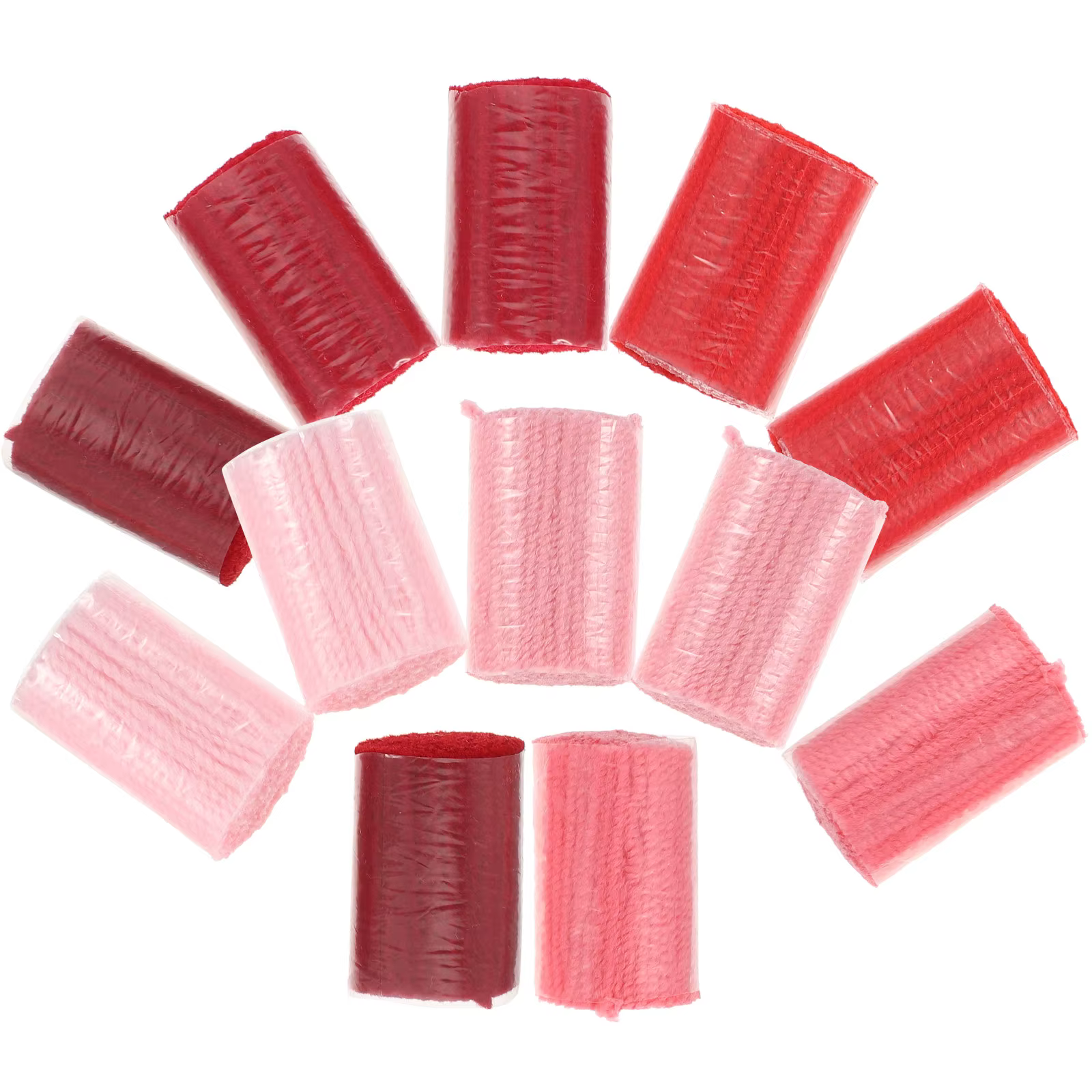 Lot de 12 crochets à loquet en acrylique pour tapis, coussins, couvertures et projets d'artisanat DIY – Hypoallergénique et doux