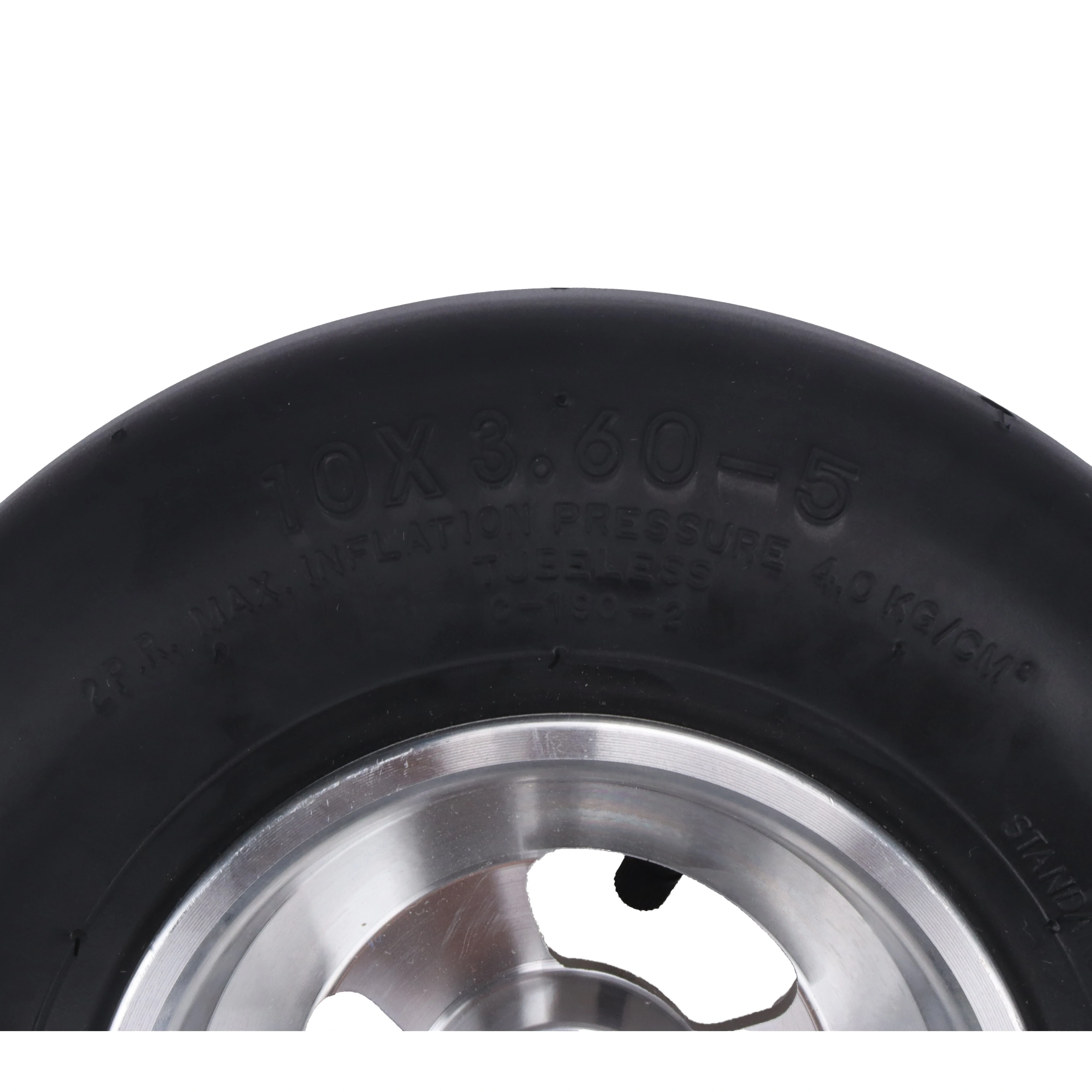 Roues de Kart universelles 10x3.6 – 5, pneus de Go Kart avec jantes pour course tout-terrain, ATV, Buggy, Mini roue de remplacement de vélo