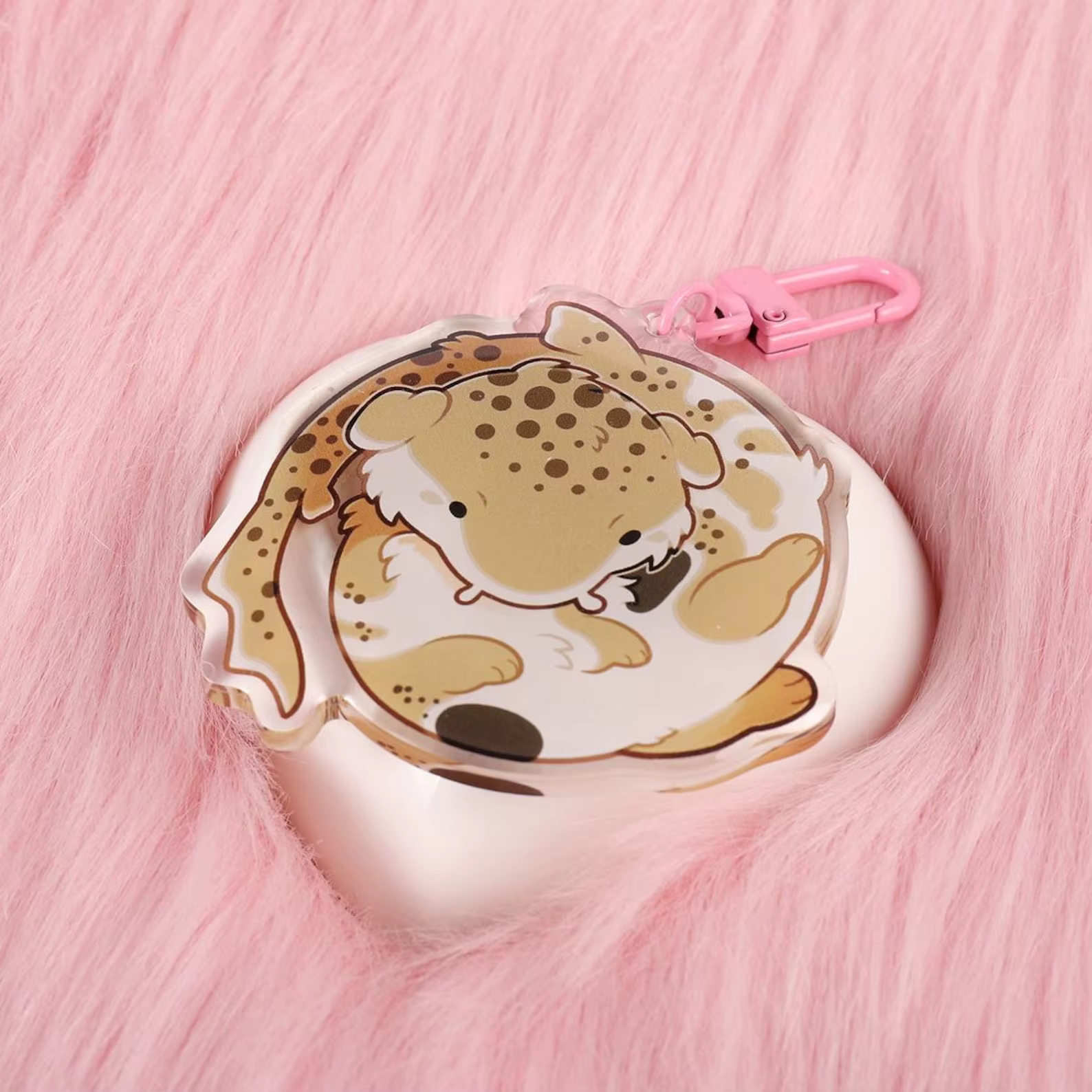Porte-clés en acrylique époxy Shark Puppy, design unique, accessoire, idée cadeau parfaite, durable et élégant, idéal pour un usage quotidien