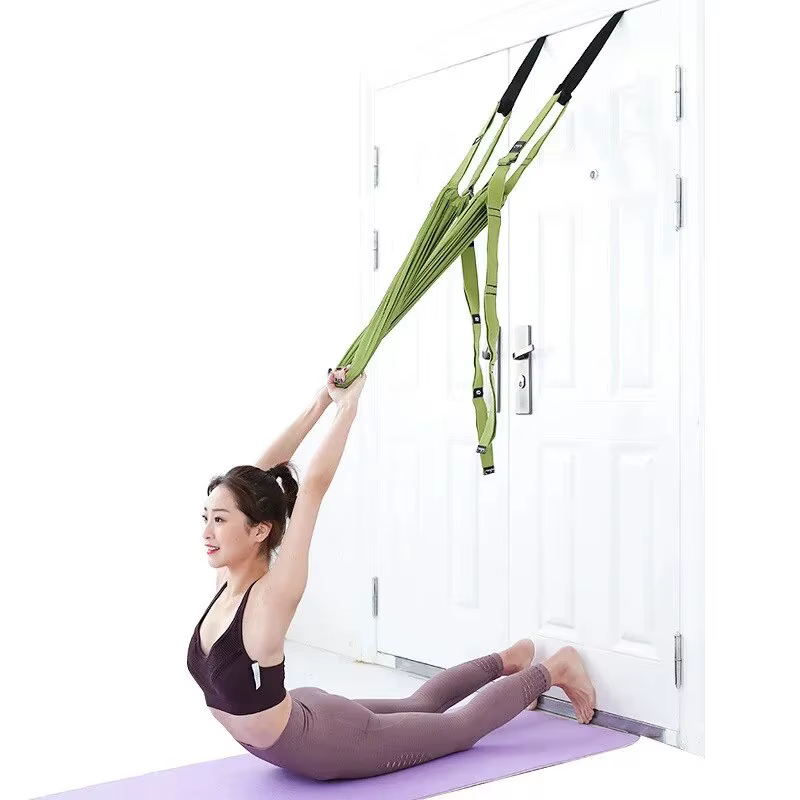 Sangle de Yoga Aérienne Réglable artificiel astique pour Porte Manquée