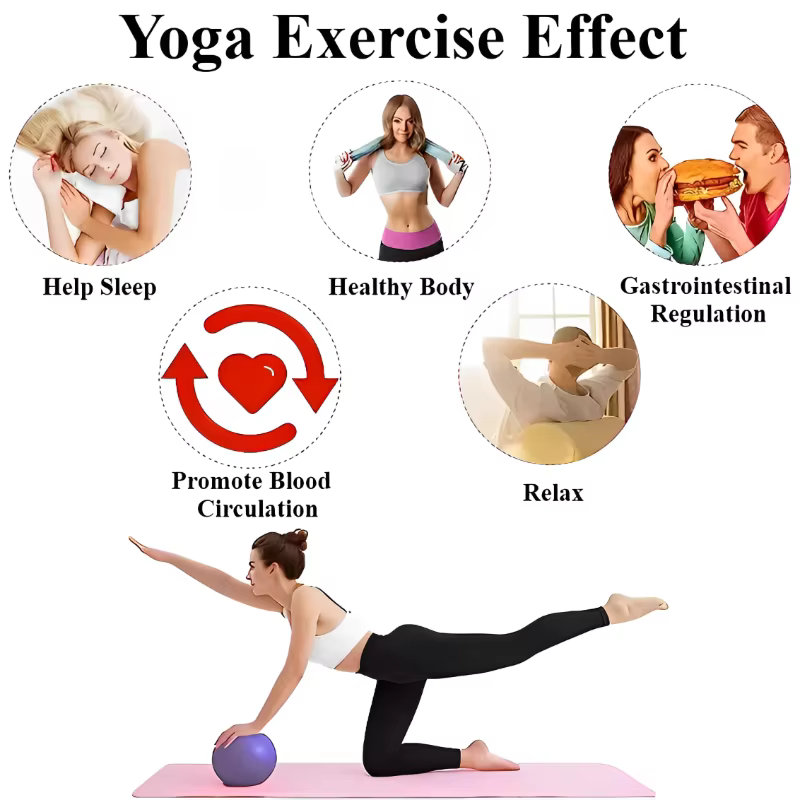 Nouveau Ballon de Yoga et Pilates de 25 cm pour Exercices de Gymnastique