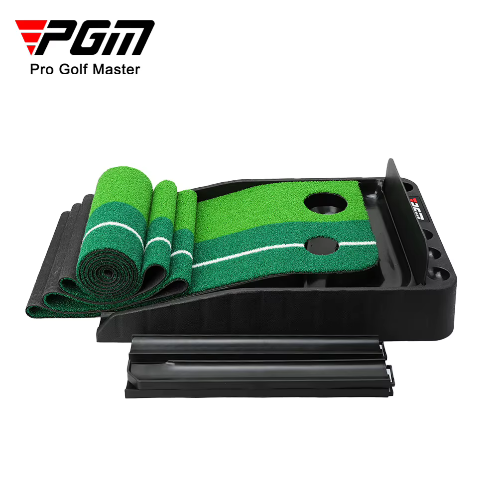 Tapis de putting Perfect Practice – Green de putting d'intérieur pour la maison – Aide à l'entraînement de golf – Tapis de putting de golf de qualité supérieure avec un effet réaliste