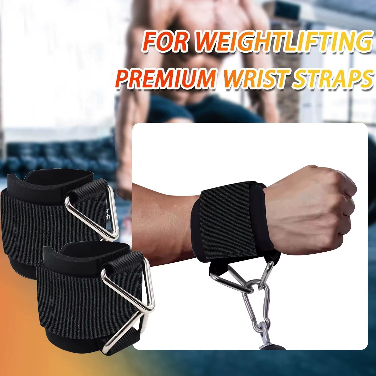 1 sangle de poignet pour la musculation
