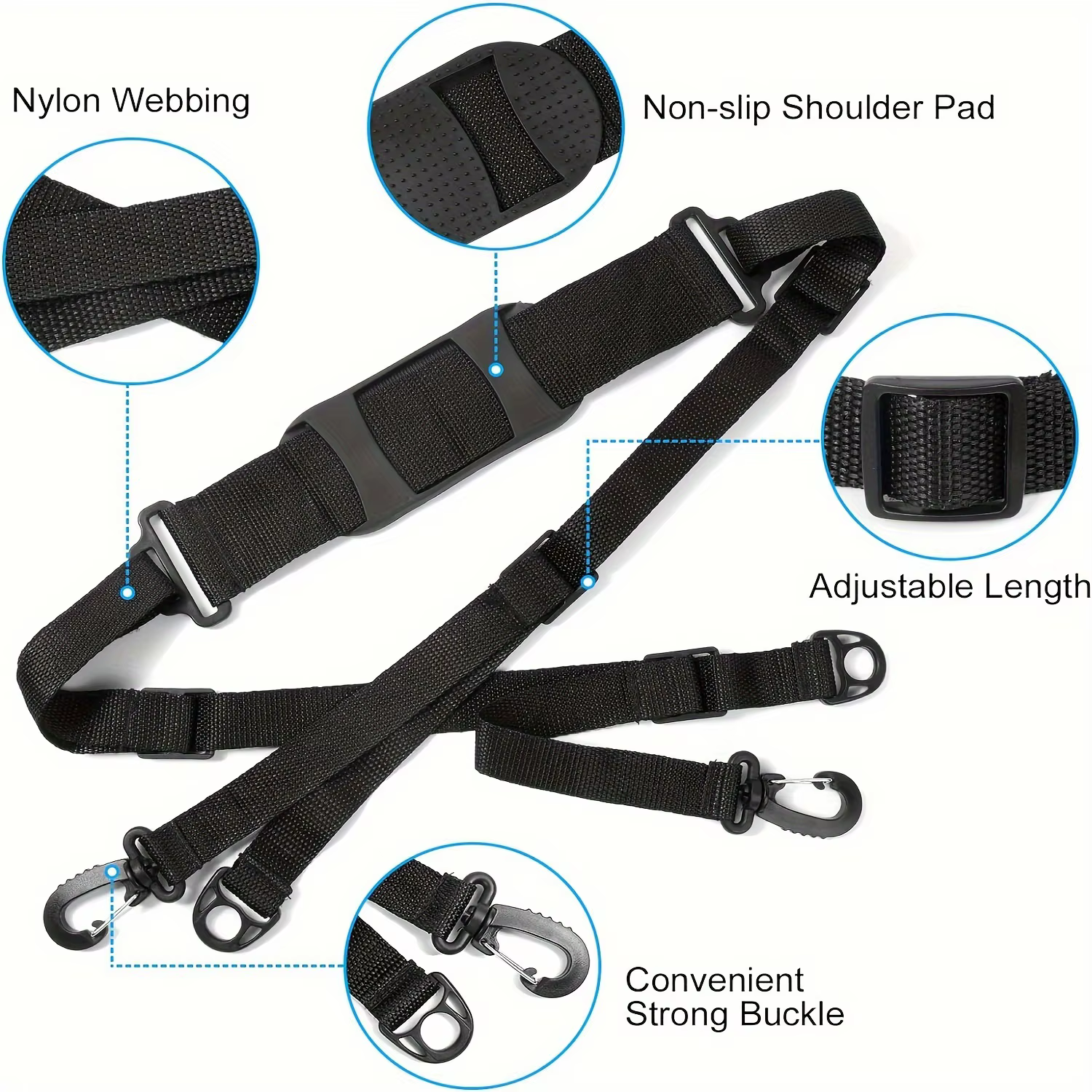 Sangle de transport de roue réglable pour vélos, ensemble de 2 pièces, sangle de démarrage universelle, accessoires de scooter