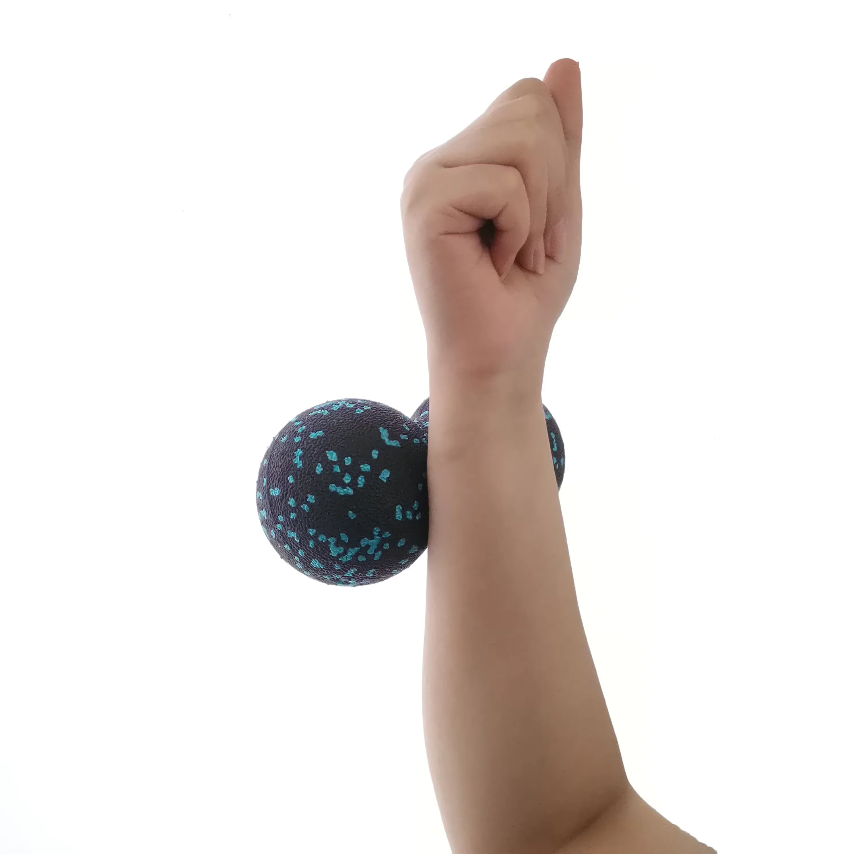 EPP 8cm boules d'arachide Massage corporel balle de Fascia haute densité Relaxation musculaire crosse Fitness Yoga boule de Myofascia soulager la douleur