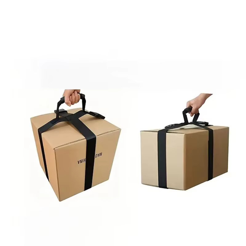 Sangle de transport croisée pour bagages, pour un levage sécurisé, transport de boîtes lourdes, courses, sangle de transport avec poignée, corde de ceinture à bagages