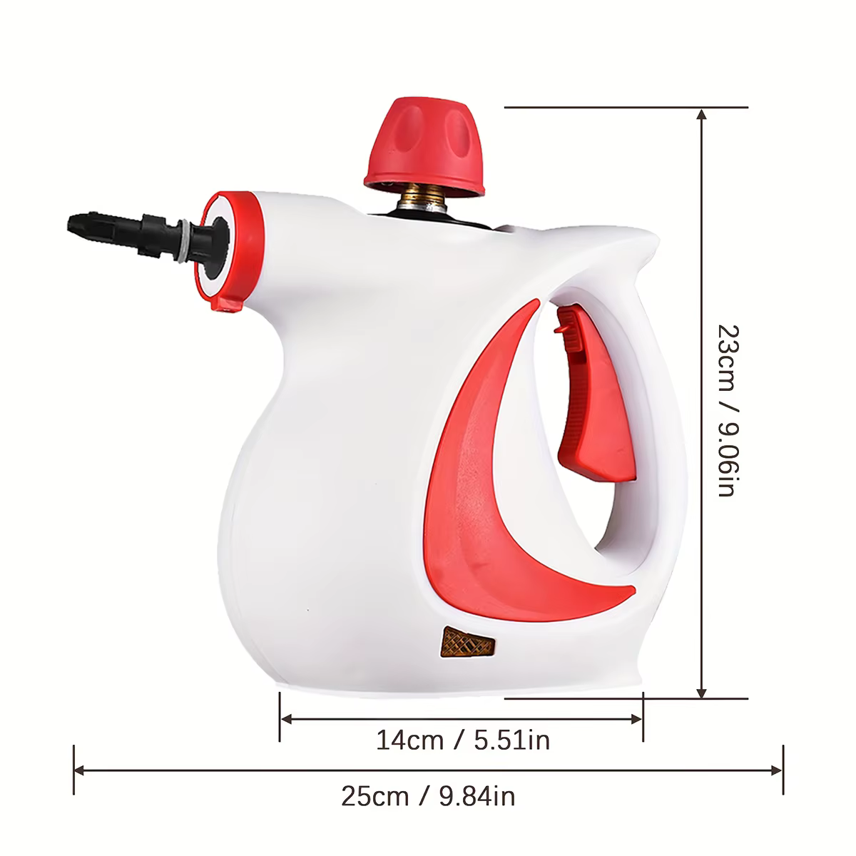 Nettoyeur vapeur portatif multifonctionnel pour un nettoyage en profondeur, idéal pour la maison, la cuisine, les vitres de voiture