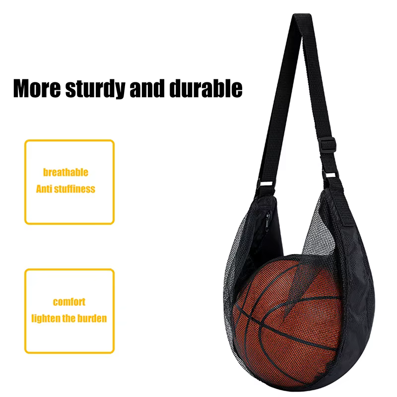 Sac de transport individuel pour ballon avec poche zippée
