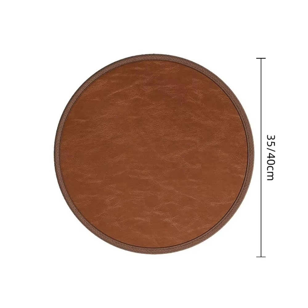 Coussin Zafu en cuir épais antidérapant