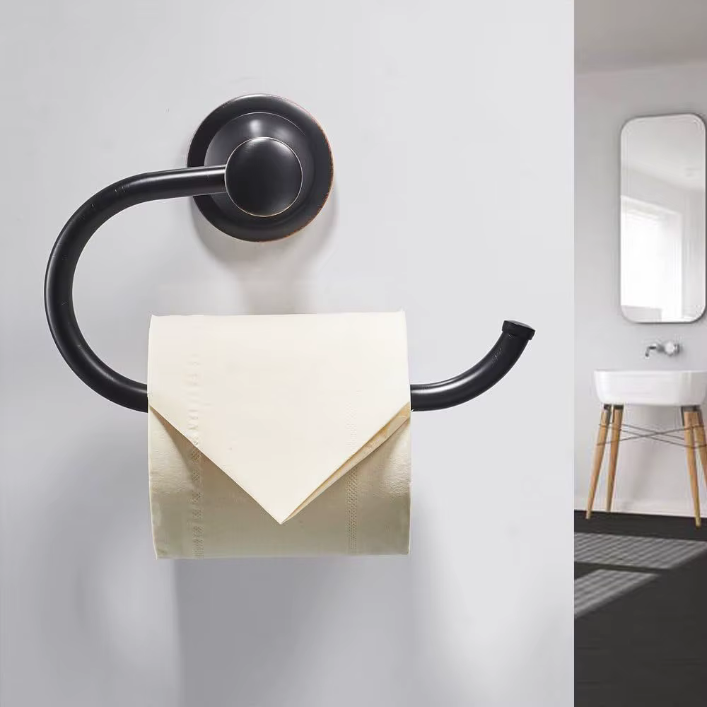 Porte-papier hygiénique chromé