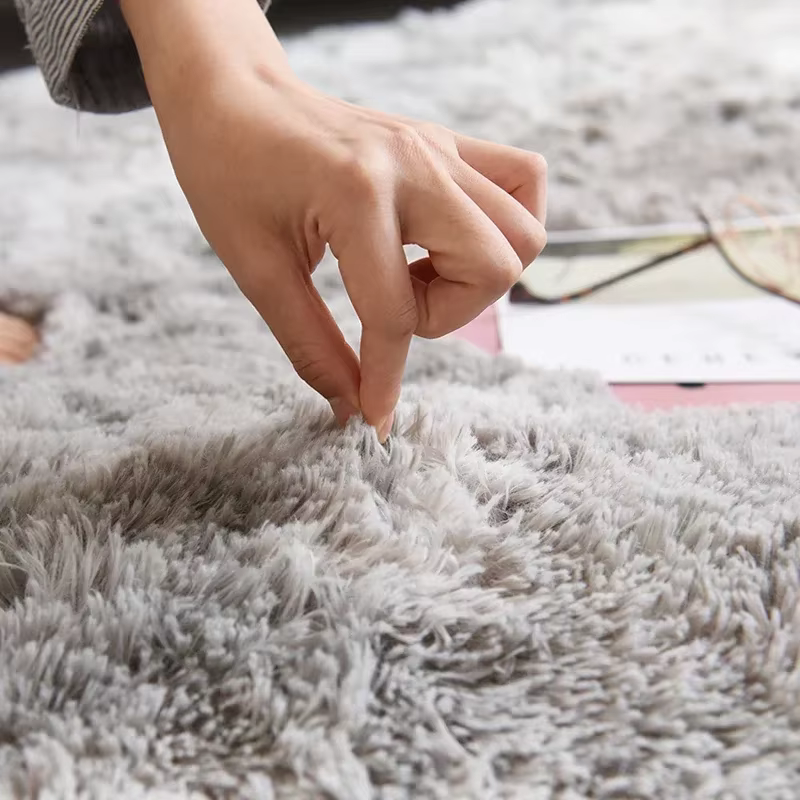 VIKAMA – tapis en laine de soie, pour chambre à coucher, salon, Style Ins, tapis de sol scandinave pour la maison, décoration de la maison