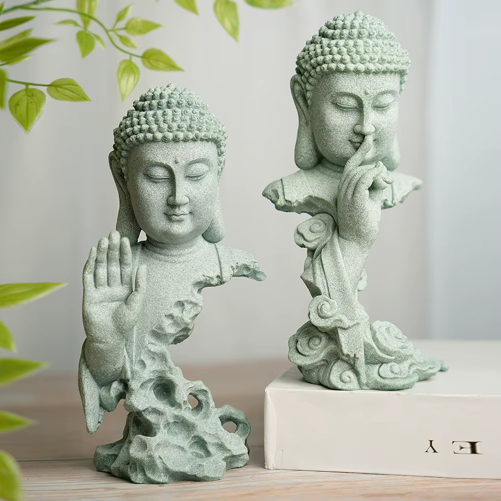 Statue de bouddha pour la méditation domestique
