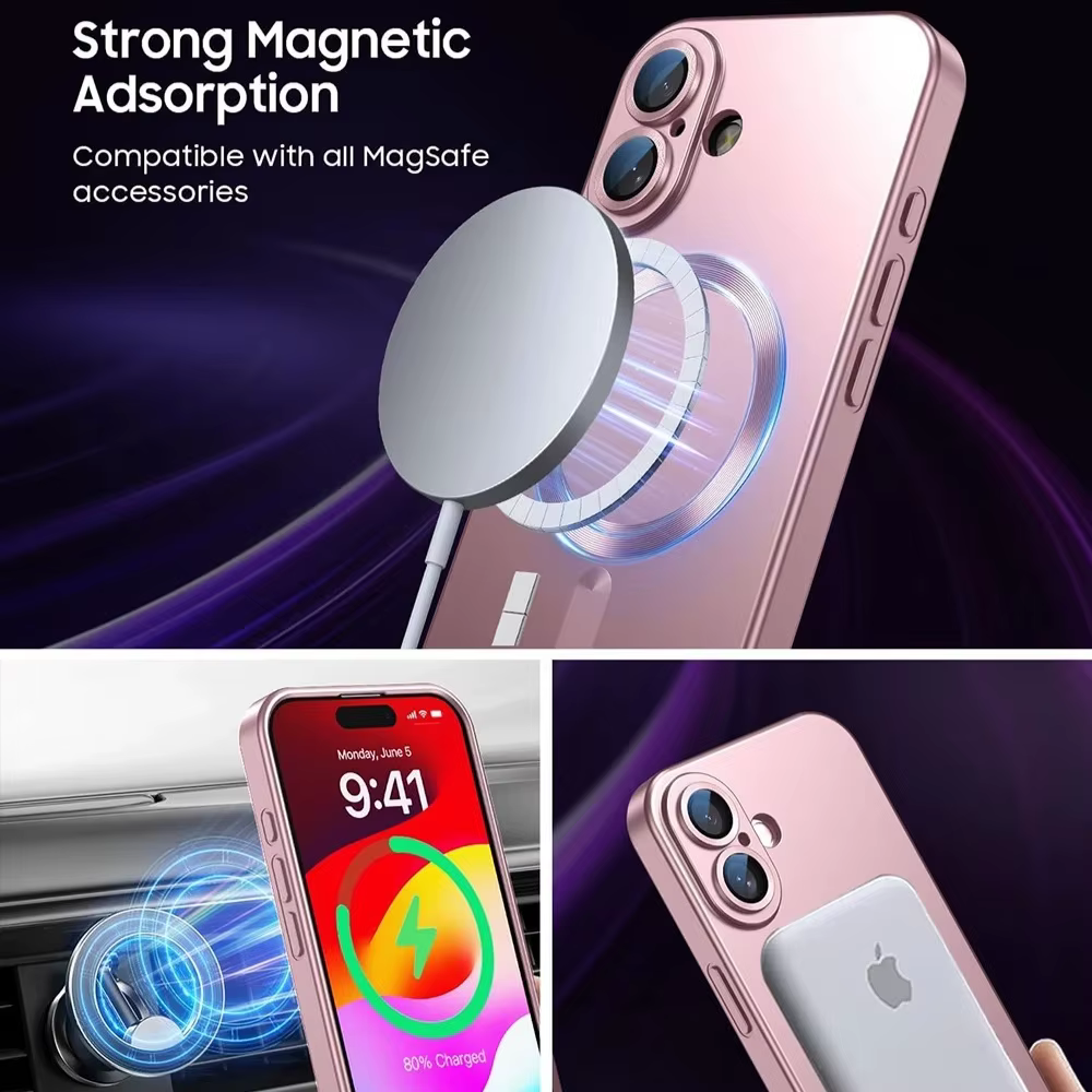 Coques de téléphone à charge sans fil magnétique Magsafe pour iPhone 18 Pro 17 16 15 14 13 12 11 Pro Max, accessoires de protection pour appareil photo
