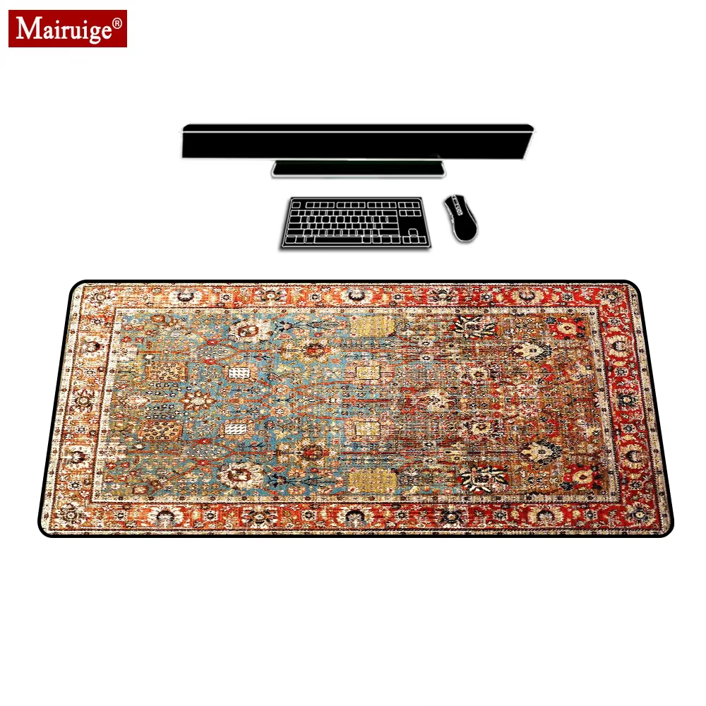 Tapis de souris XXL pour jeux, tapis de bureau, tapis de jeu, accessoires pour configuration informatique, surface pour souris d'ordinateur, tapis persans