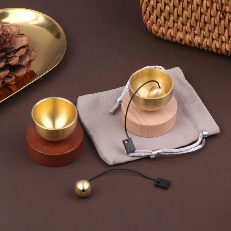 Ensemble de bols chantants portables