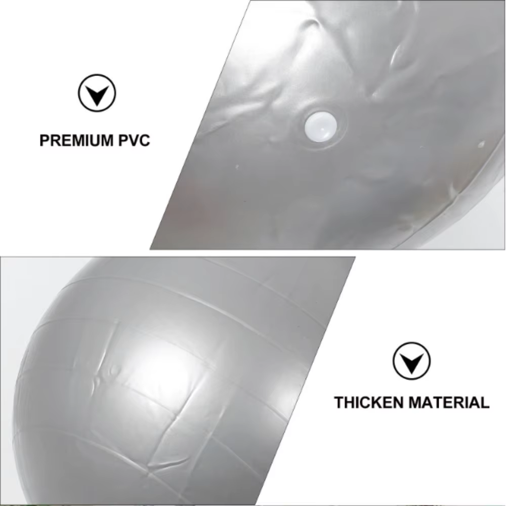 Ballon de yoga anti-explosion épaissi en PVC avec pompe