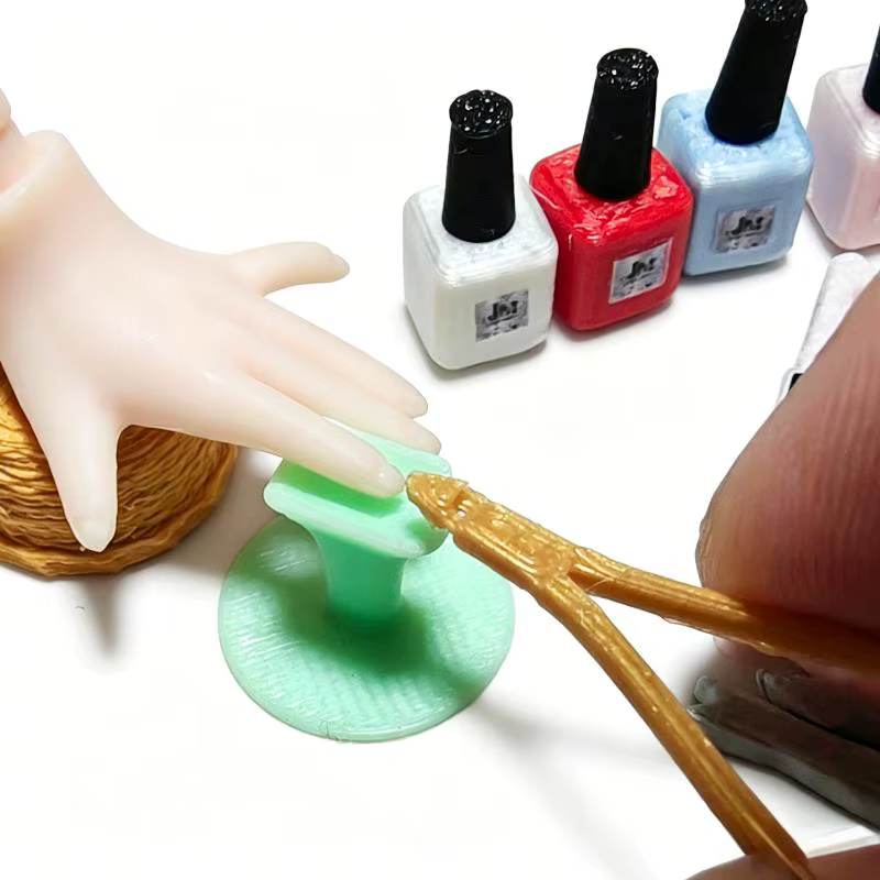 1 ensemble complet d'accessoires d'outils de manucure pour maison de poupée, parfait pour le jeu d'imitation, collection de décoration pour maison de poupée