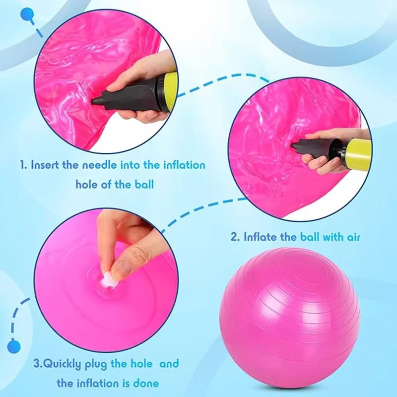 Grande balle de yoga gonflable