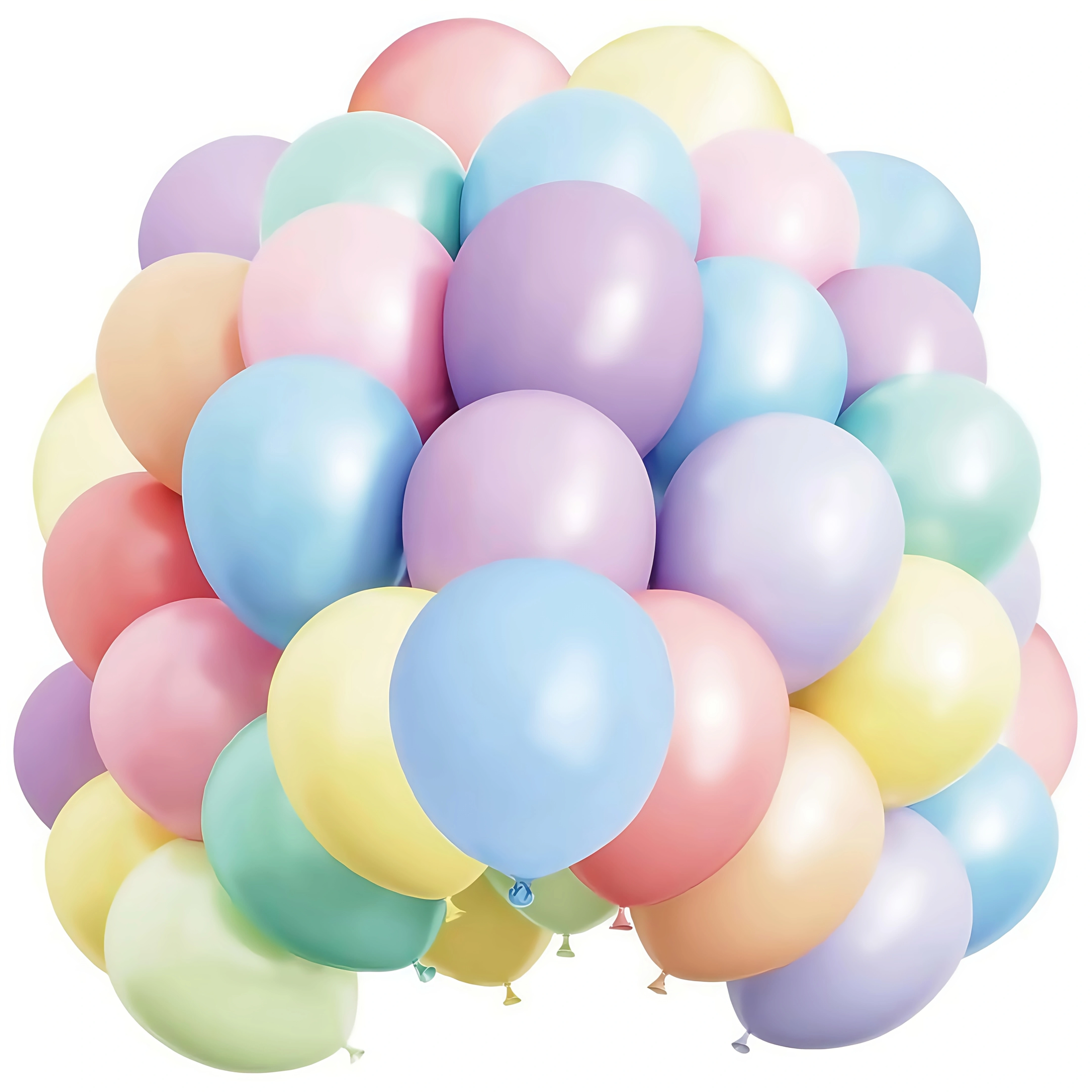Ballons macaron multicolores, ballons pastel de 10 pouces, ballons en latex pour fête d'anniversaire, Pâques, baby shower, remise de diplôme, mariage
