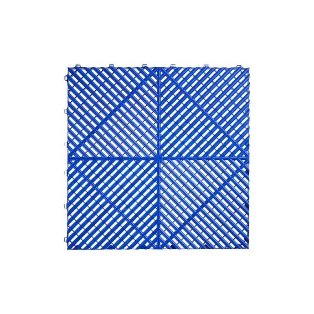 Dalles de garage antidérapantes et imperméables 400x400x18mm, en plastique, avec drainage, pour stationnement de voitures et atelier